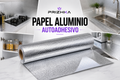 PAPEL ALUMINIO ADESIVO