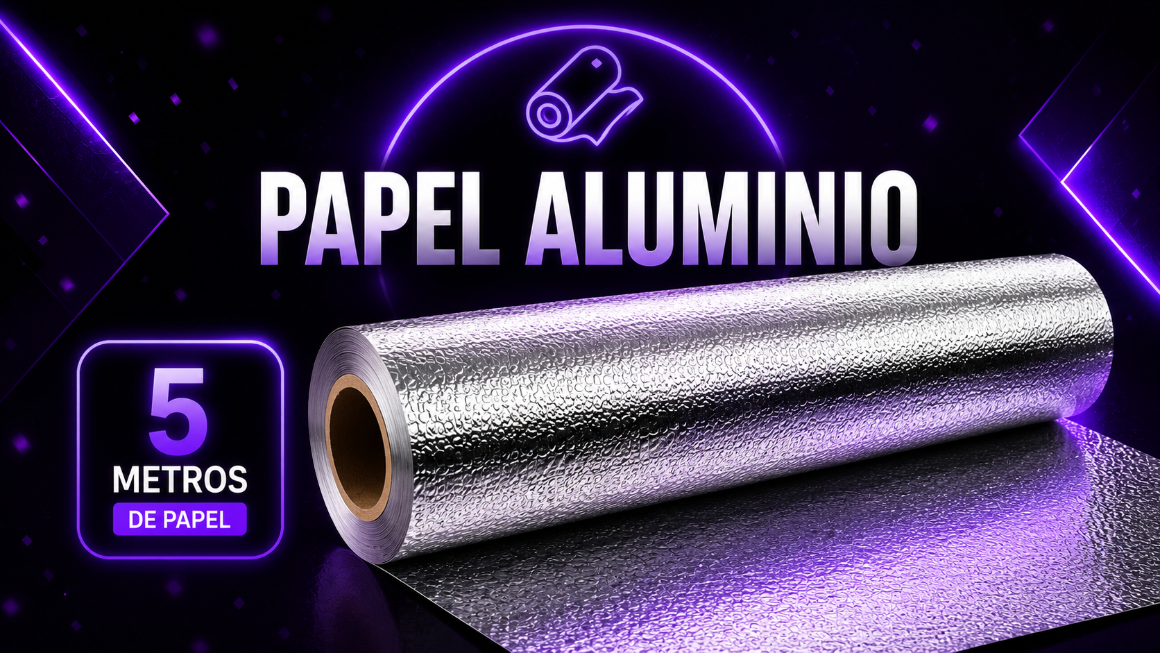 PAPEL ALUMINIO ADESIVO