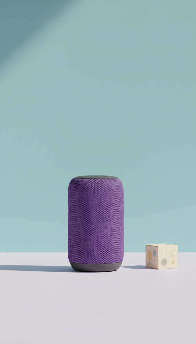 Altavoz compacto con control por voz