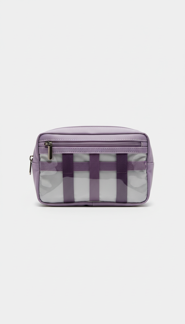 Estuche organizador lavanda tenue para tecnología